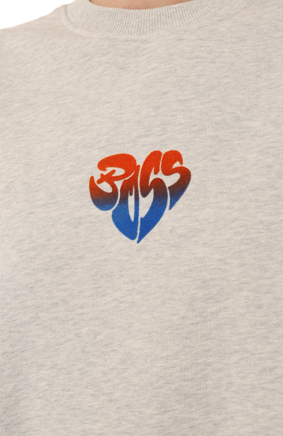 Хлопковый свитшот BOSS ORANGE серого цвета по цене 15000 руб., арт. 50490967, фото 5 Хлопковый свитшот BOSS ORANGE, арт. 50490967, фото 5