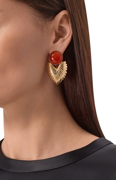 Серьги ANTON HEUNIS красного цвета по цене 13950 руб., арт. ETK3.101, фото 2 Серьги ANTON HEUNIS, арт. ETK3.101, фото 2