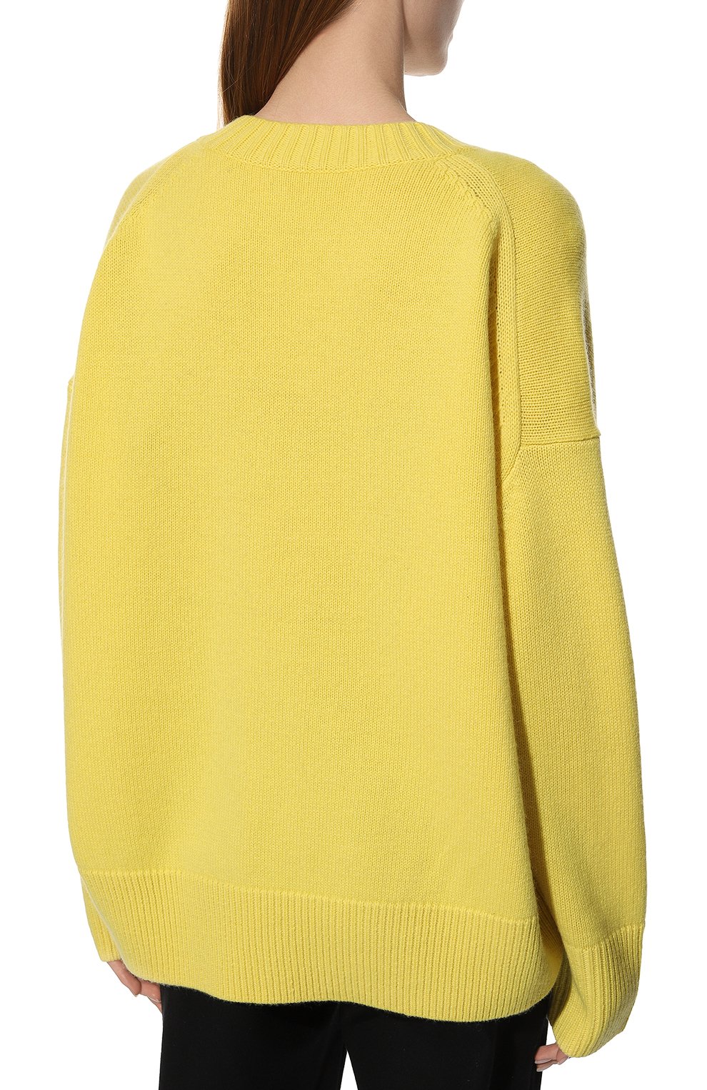 Кашемировый свитер SEVEN LAB желтого цвета по цене 29400 руб., арт. Jumper 22 yellow, фото 4 Кашемировый свитер SEVEN LAB, арт. Jumper 22 yellow, фото 4