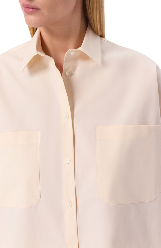 Хлопковая рубашка Antonelli Firenze J2301Q/135B Кремовый  J2301Q/135B Фото 5