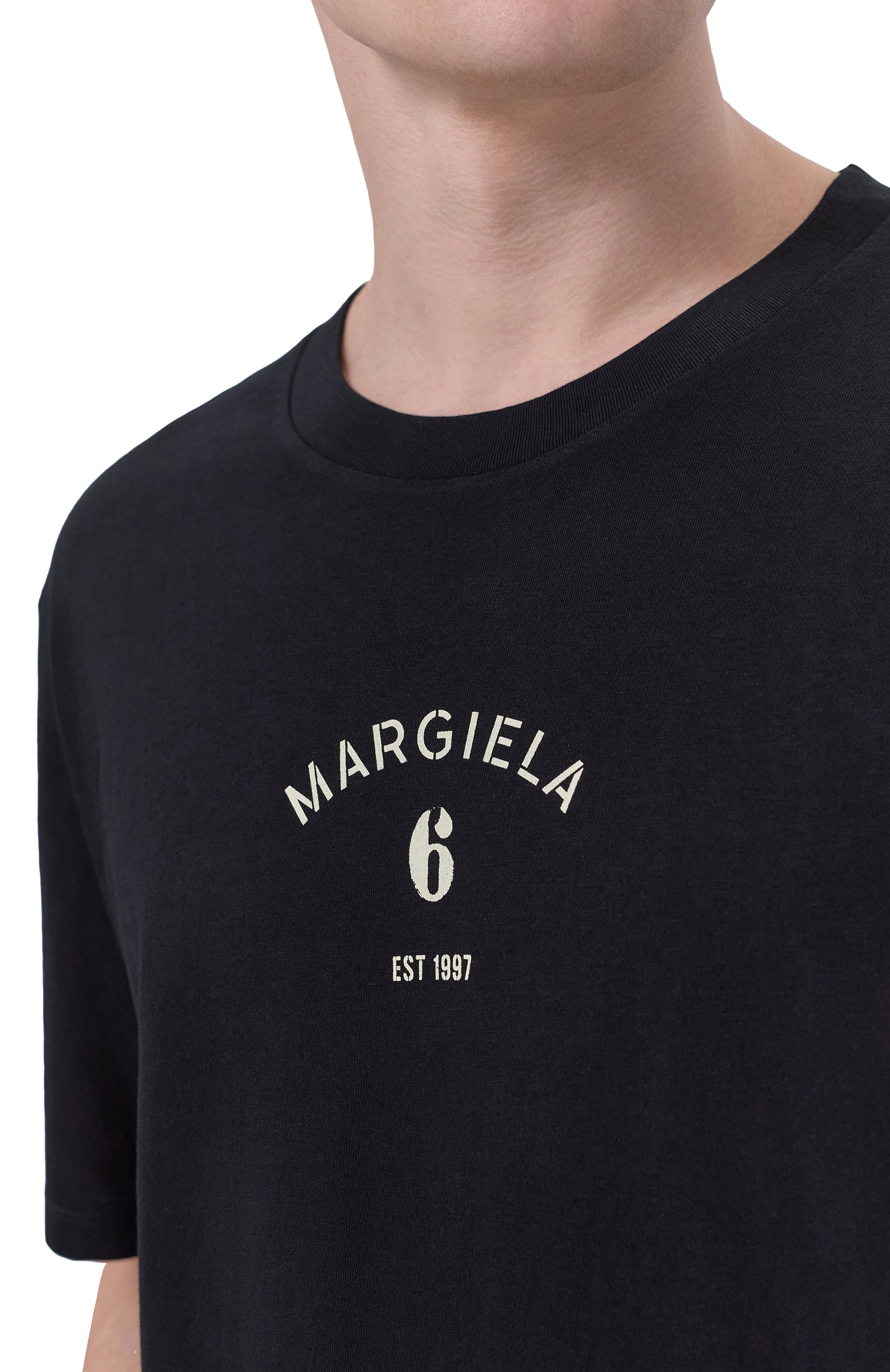 Хлопковая футболка MM6, арт. SH2GC0038/M20048, фото 5