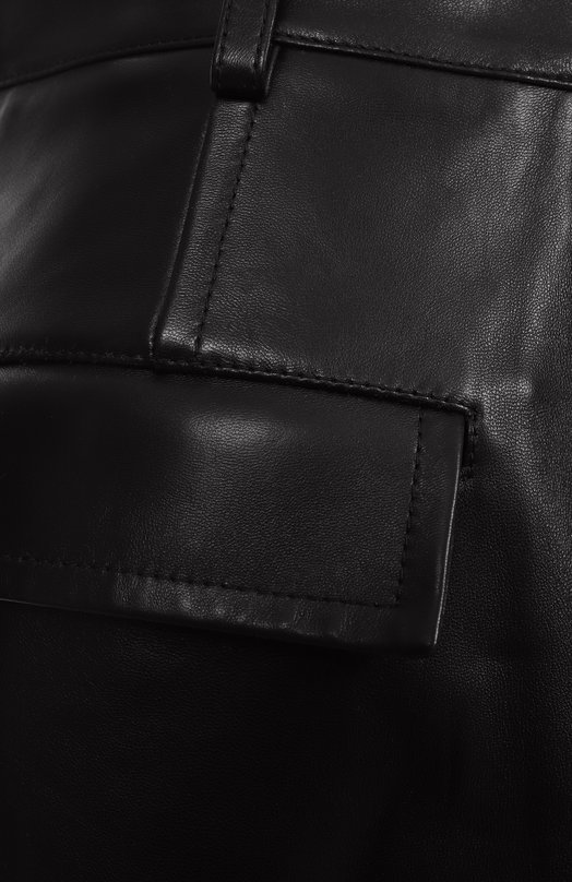 Кожаные брюки Bottega Veneta 797751 V3WT0 Чёрный  797751 V3WT0 Фото 6