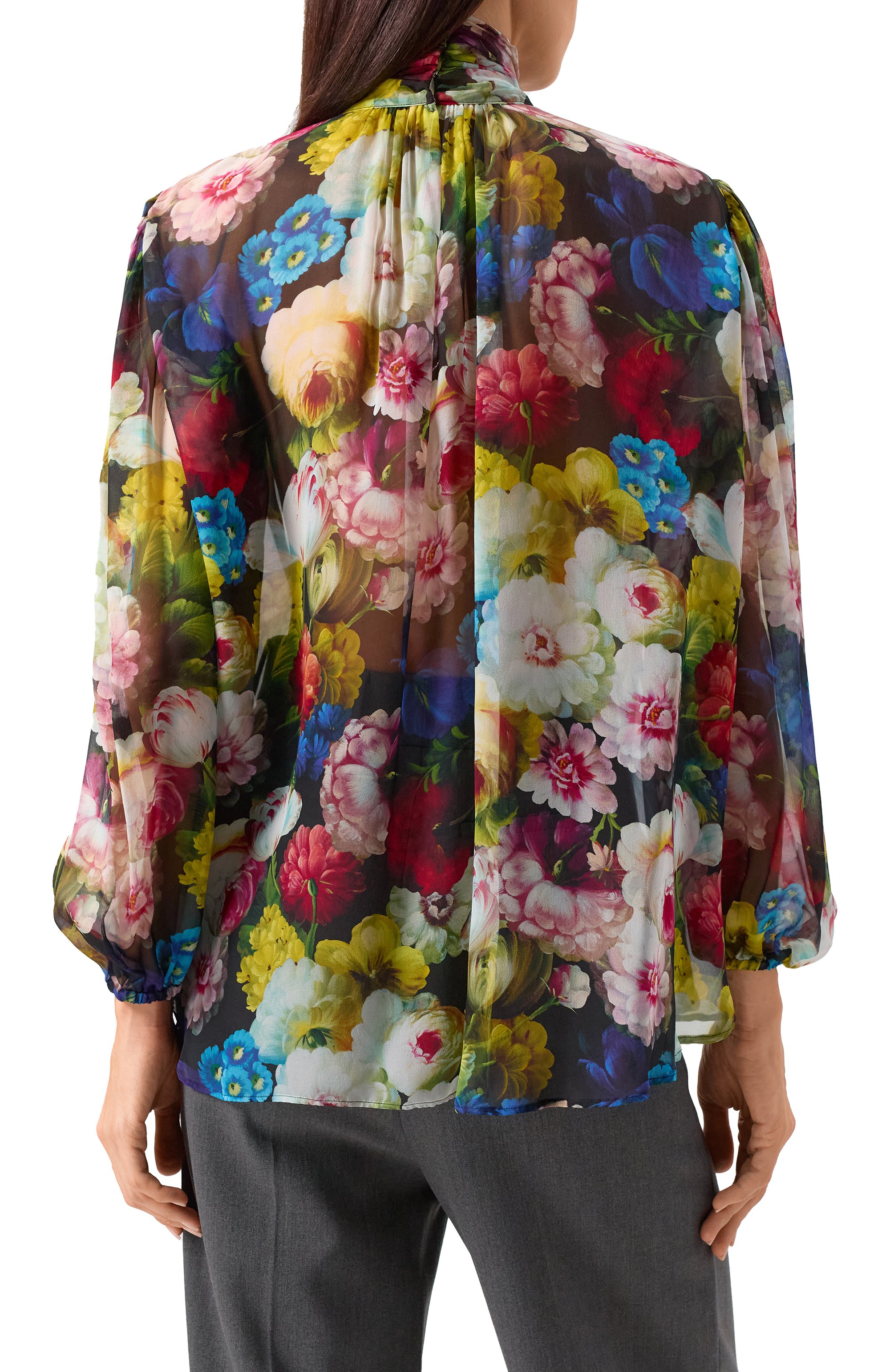 Шелковая блузка DOLCE & GABBANA, арт. F5R62T/IS1SR, фото 4