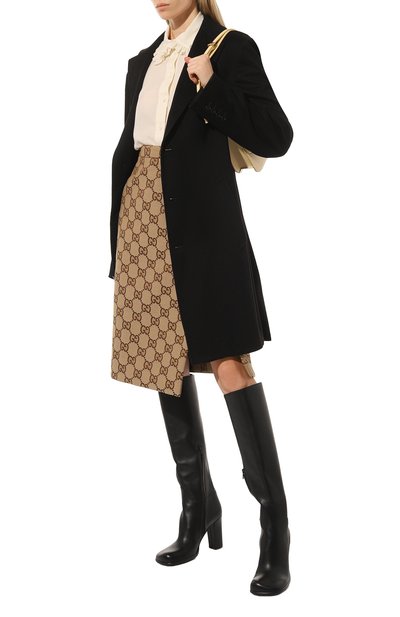 Хлопковая юбка GUCCI, арт. 677048 ZAH8G, фото 2