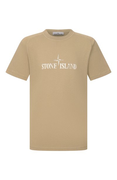 Мужская хлопковая футболка STONE ISLAND, арт. K1S152100020/S0081