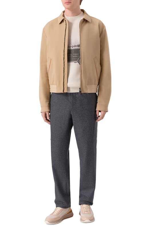 Джемпер из шерсти и вискозы MC2 Saint Barth HER0022-01594I/HER0N PRINT Кремовый  HER0022-01594I/HER0N PRINT Фото 2