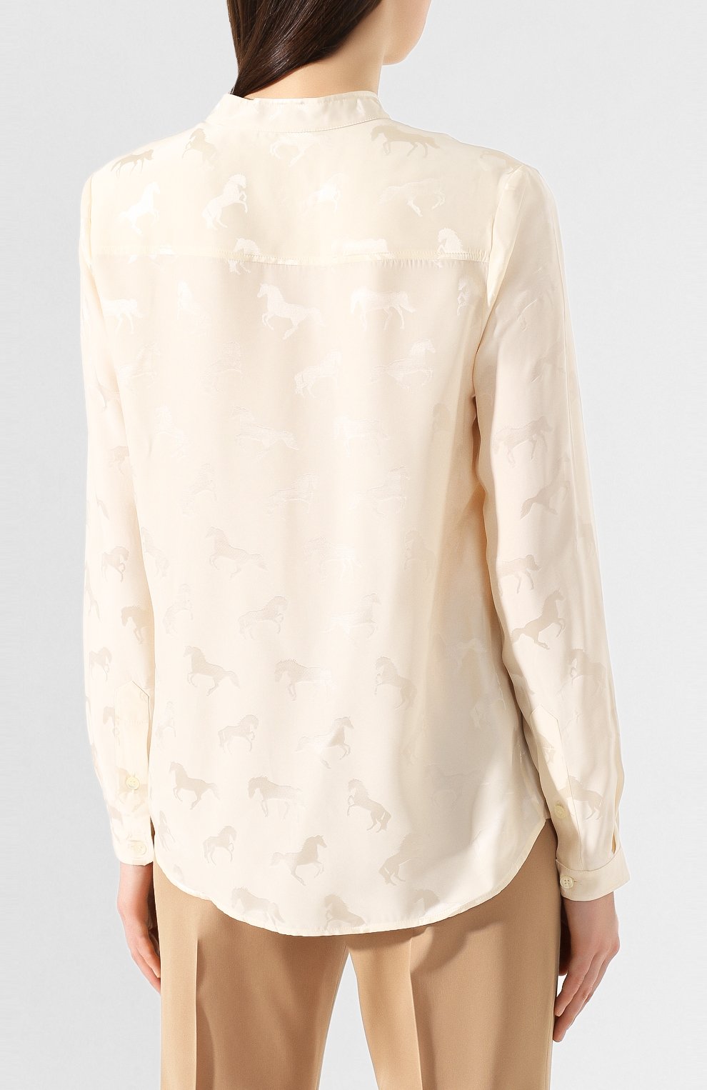 Блузка из смеси вискозы и шелка STELLA MCCARTNEY, арт. 531885/SNA57, фото 4