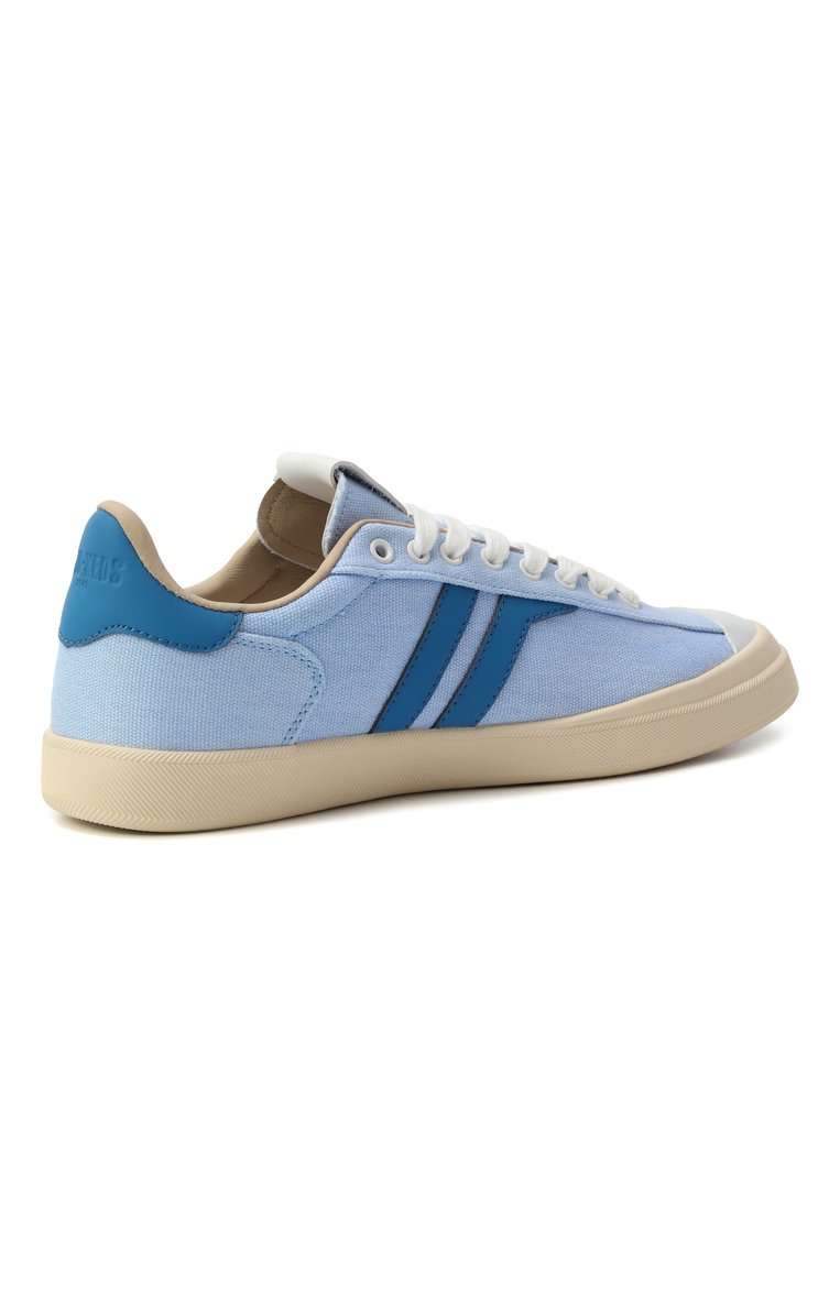 Женские текстильные кеды court ace PRO-KEDS 1949 голубого цвета, арт. C0URT ACE/CANVAS & LEATHER | Фото 5 (Автоматизация состава: Проставлено; Материал внутренний: Текстиль, Натуральная кожа; Материал внешний: Текстиль; Подошва: Платформа; Автоматизация ТО: Проставлено; Материал утеплителя: Без утеплителя; Стили: Кэжуэл; Кросс-КТ: Низкие)