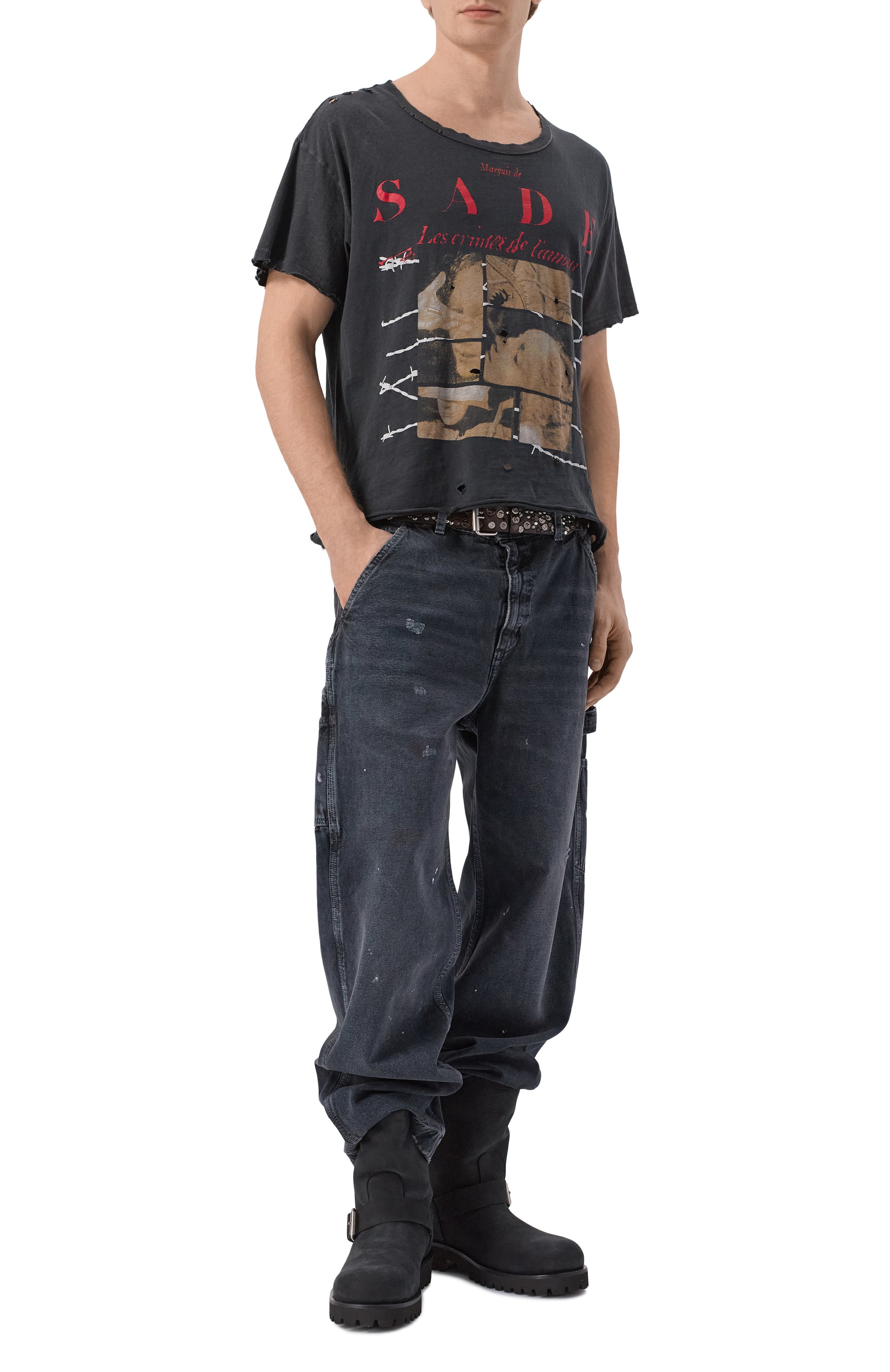 Хлопковая футболка ENFANTS RICHES DEPRIMES, арт. 010-868/C0TT0N, фото 2