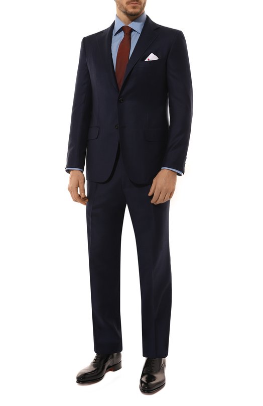 Шерстяной костюм Kiton UA81K0101E20 Синий UA81K0101E20