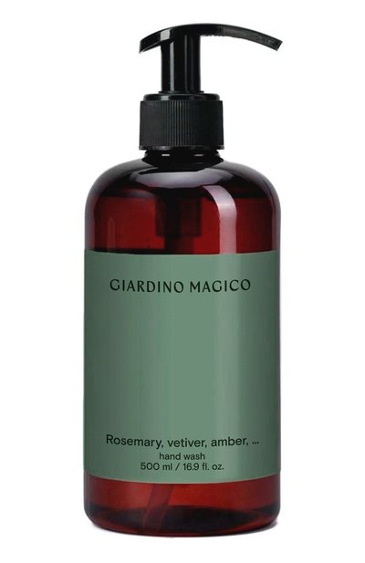 Женского жидкое мыло для рук rosemary, vetiver, amber, … (500ml) GIARDINO MAGICO, арт. 4660222280145