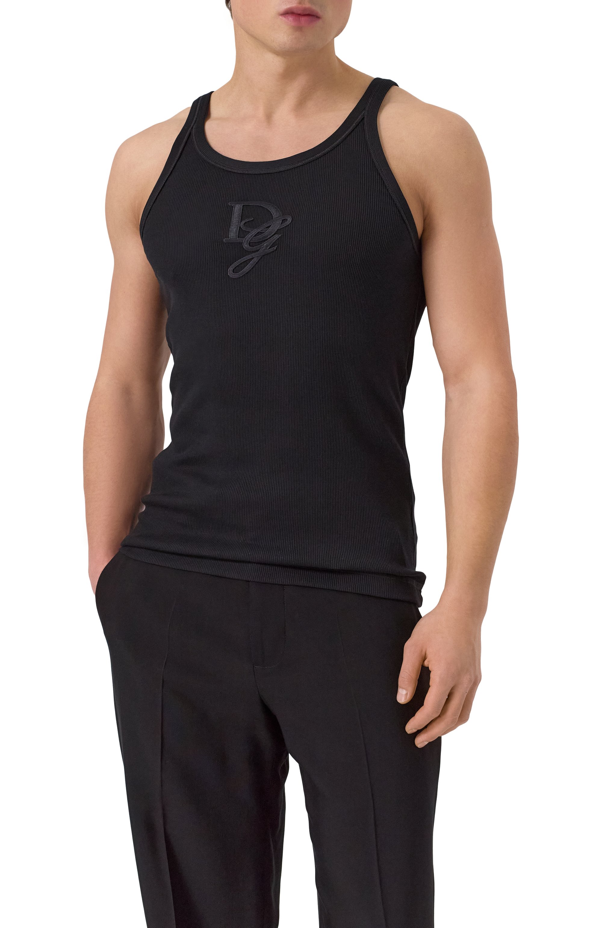 Хлопковая майка DOLCE & GABBANA, арт. G8PA8Z/G7N4G, фото 3