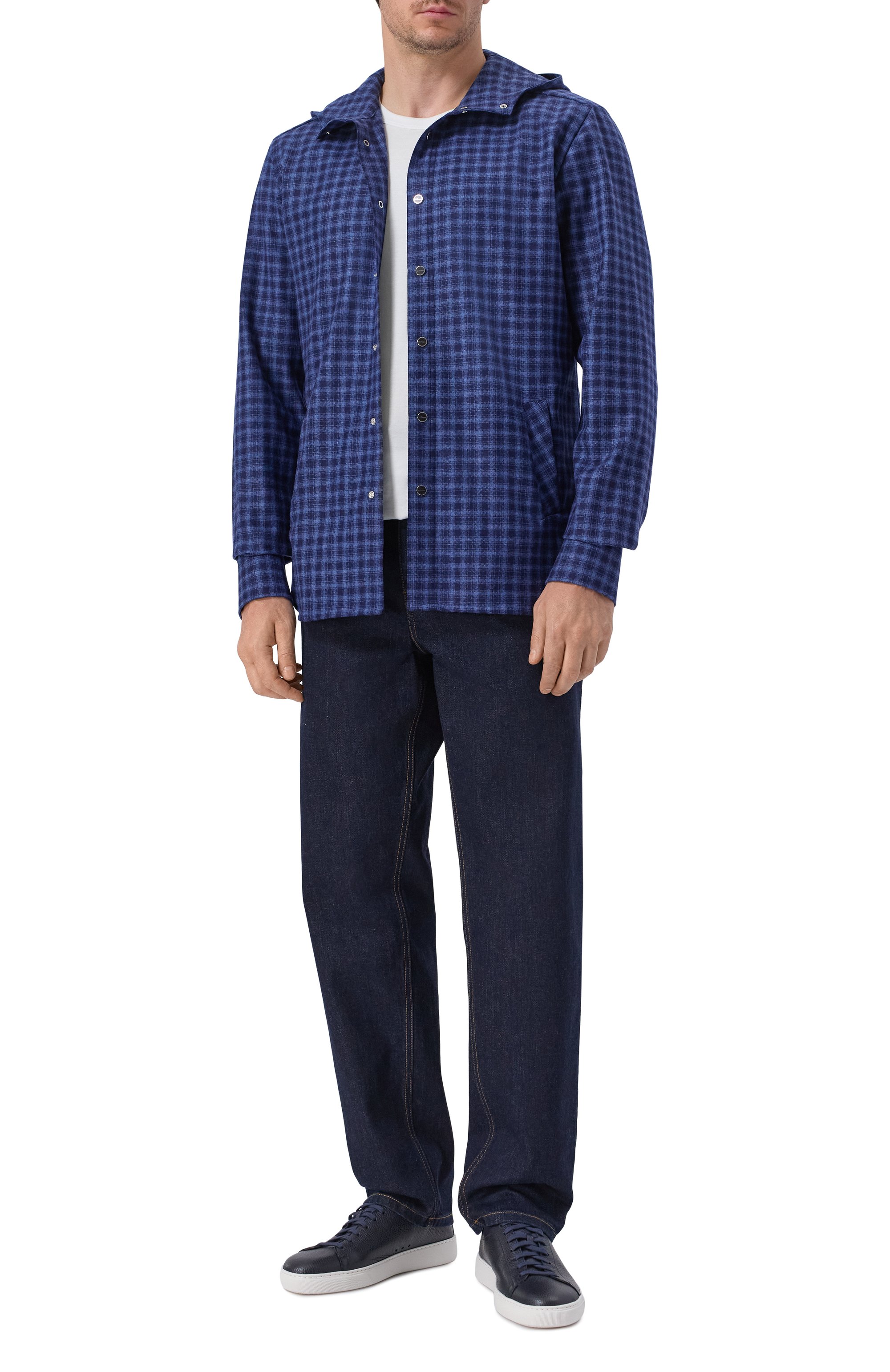 Рубашка из шерсти и кашемира KITON, арт. UMCMARK0167G39, фото 2