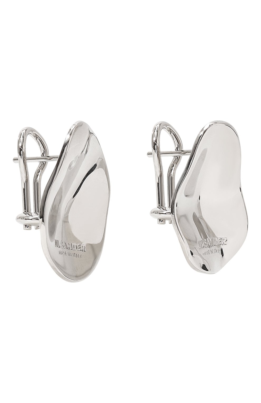 Серьги JIL SANDER серебряного цвета по цене 48700 руб., арт. J12VG0168 P6959, фото 4 Серьги JIL SANDER, арт. J12VG0168 P6959, фото 4