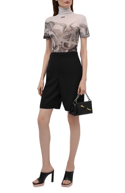 Кожаные мюли OFF-WHITE, арт. 0WIJ009R21LEA0011000, фото 2