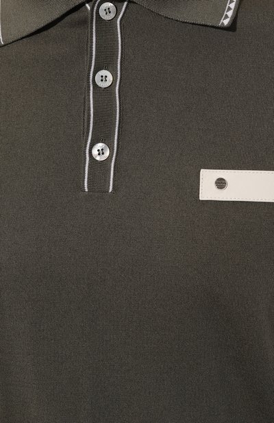 Поло из хлопка и шелка ZILLI, арт. KBP002M0144VMB000, фото 5