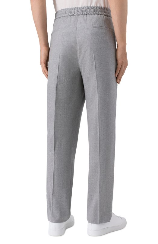 Шерстяные брюки Brunello Cucinelli ME226E1710 Серый  ME226E1710 Фото 4