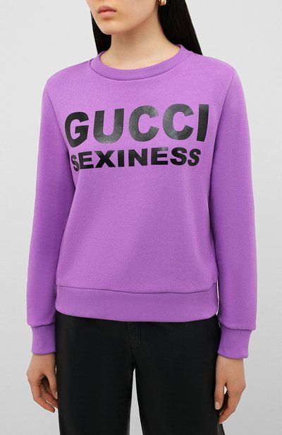 Хлопковый свитшот GUCCI, арт. 623450/XJCLC, фото 3
