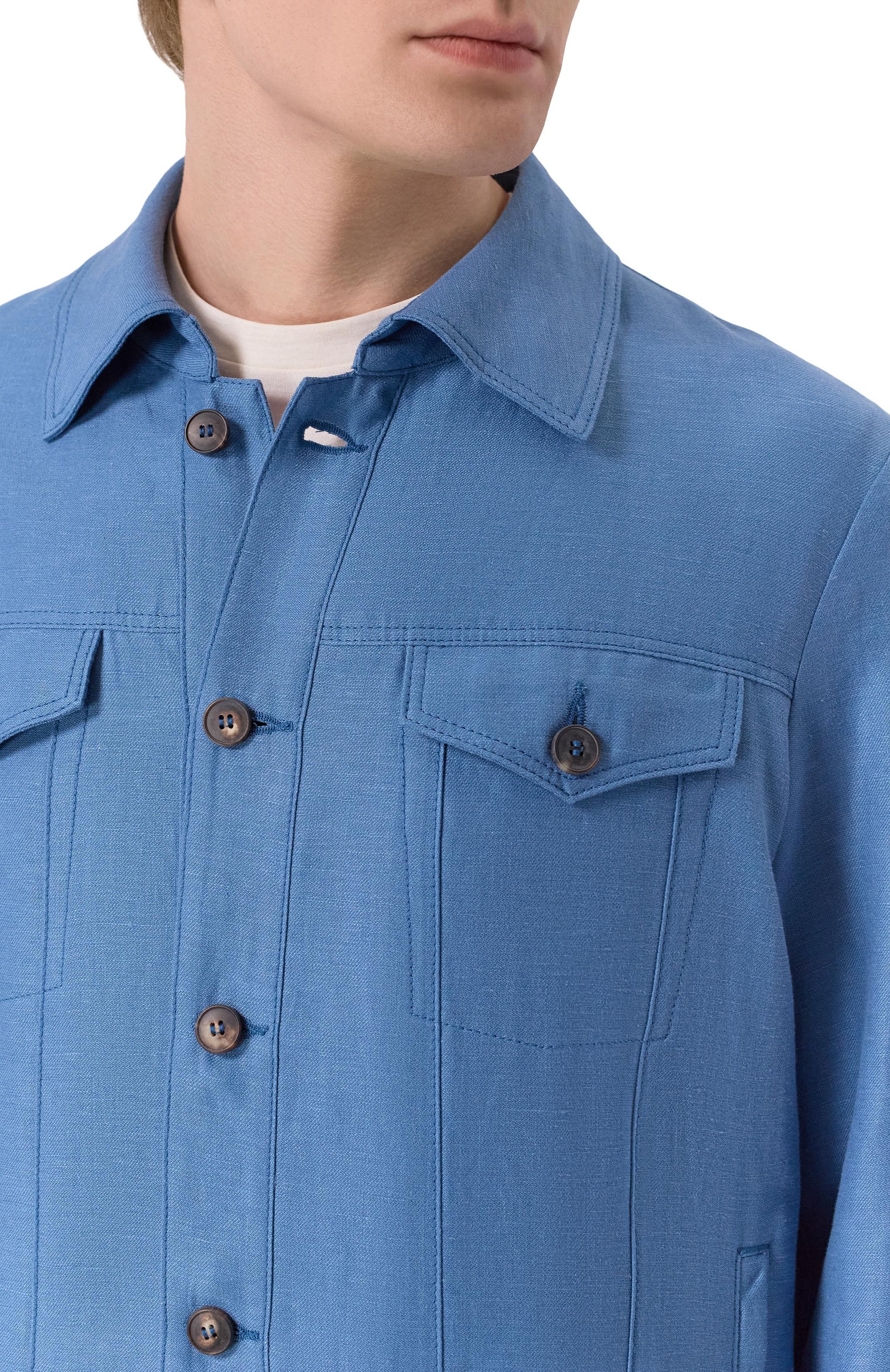 Куртка изо льна и шелка MVST, арт. M26.CSM.T403/TXAVI, фото 5