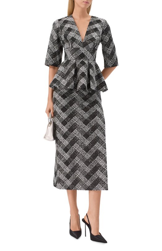 Топ Elie Saab T0201NP25/TU014 Серый  T0201NP25/TU014 Фото 2
