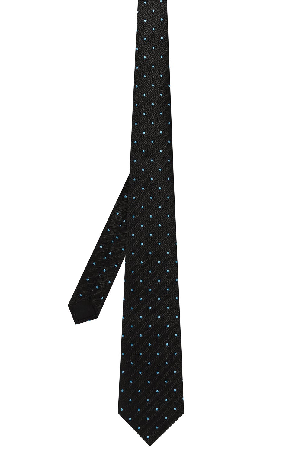 Шелковый галстук LANVIN черного цвета по цене 15400 руб., арт. 3112/TIE, фото 3 Шелковый галстук LANVIN, арт. 3112/TIE, фото 3