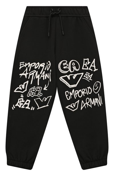 Хлопковые джоггеры EMPORIO ARMANI, арт. EB000020/AF10381, фото 1