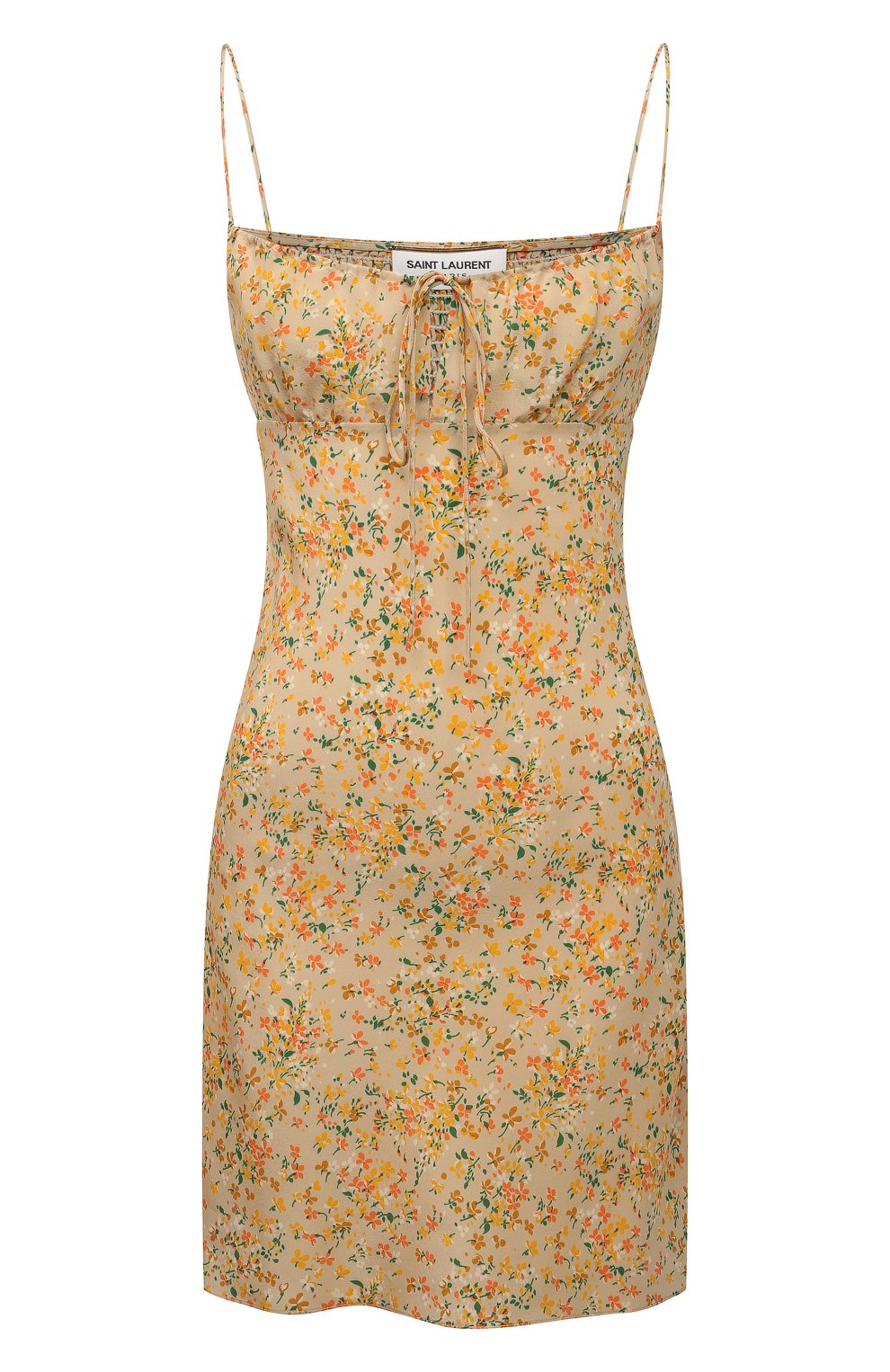 Шелковое платье SAINT LAURENT, арт. 666217/Y5D06, фото 1