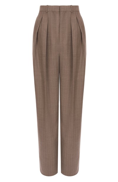 Женские шерстяные брюки SAINT LAURENT, арт. 824389/Y6K25