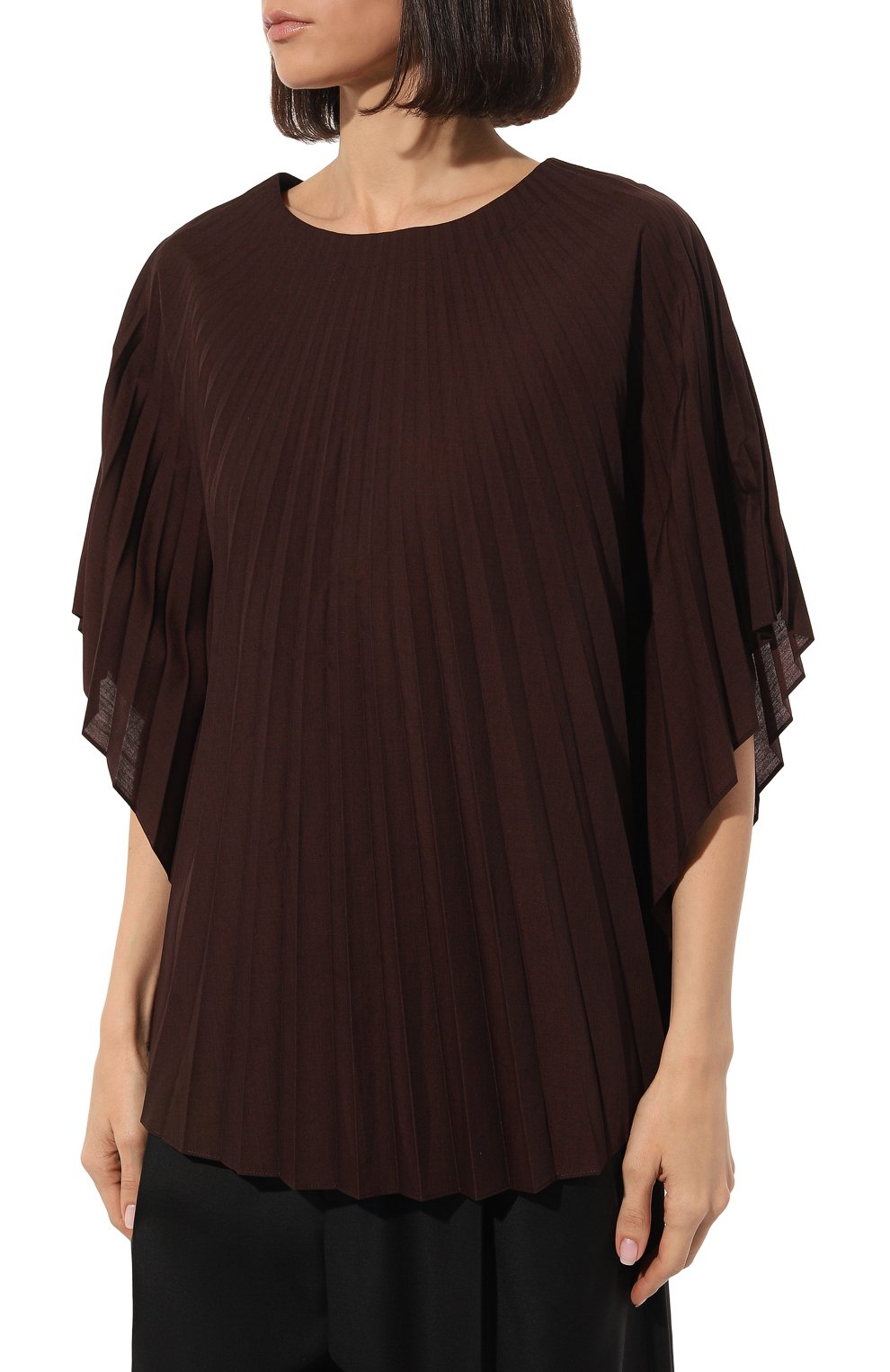 Топ DRIES VAN NOTEN бордового цвета по цене 67450 руб., арт. 231-010756-6251, фото 3 Топ DRIES VAN NOTEN, арт. 231-010756-6251, фото 3