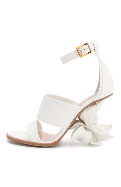 Кожаные босоножки ALEXANDER MCQUEEN, арт. 621831/WHXZG, фото 3