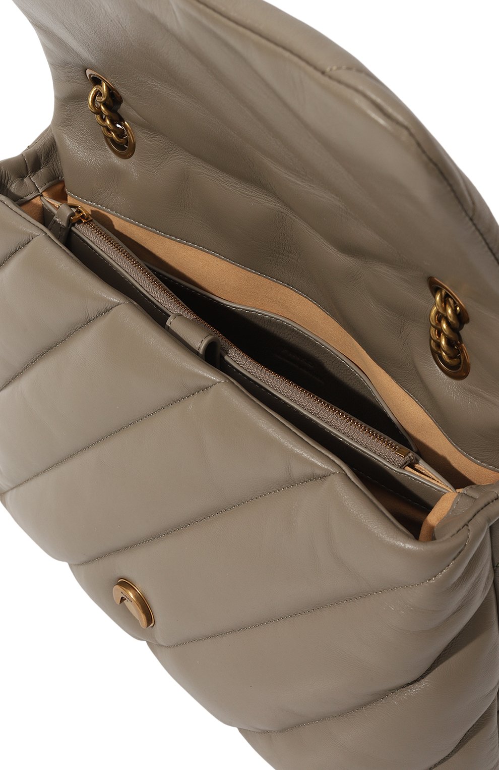 Сумка love puff PINKO хаки цвета по цене 56300 руб., арт. 100037/A0F2, фото 5 Сумка love puff PINKO, арт. 100037/A0F2, фото 5