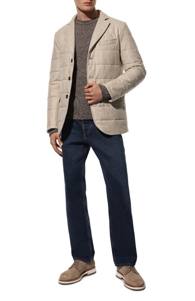 Замшевые дерби SANTONI, арт. MCCG17774JW3BEDXE82, фото 2