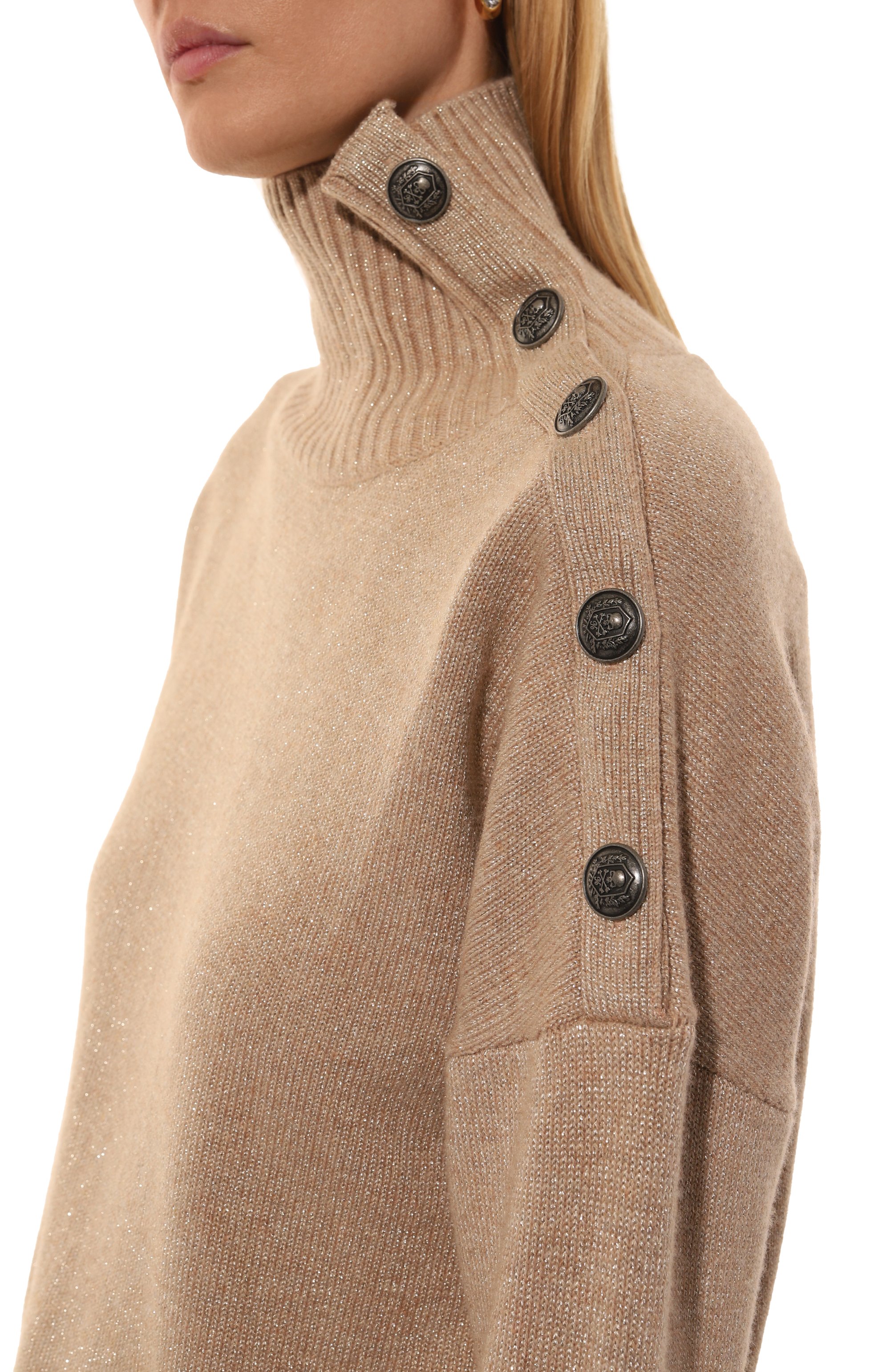 Свитер из шерсти и кашемира THE KOOPLES, арт. FPUL29100K, фото 5