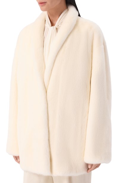 Шуба из норки MVST, арт. M009/MINK WHITE, фото 3