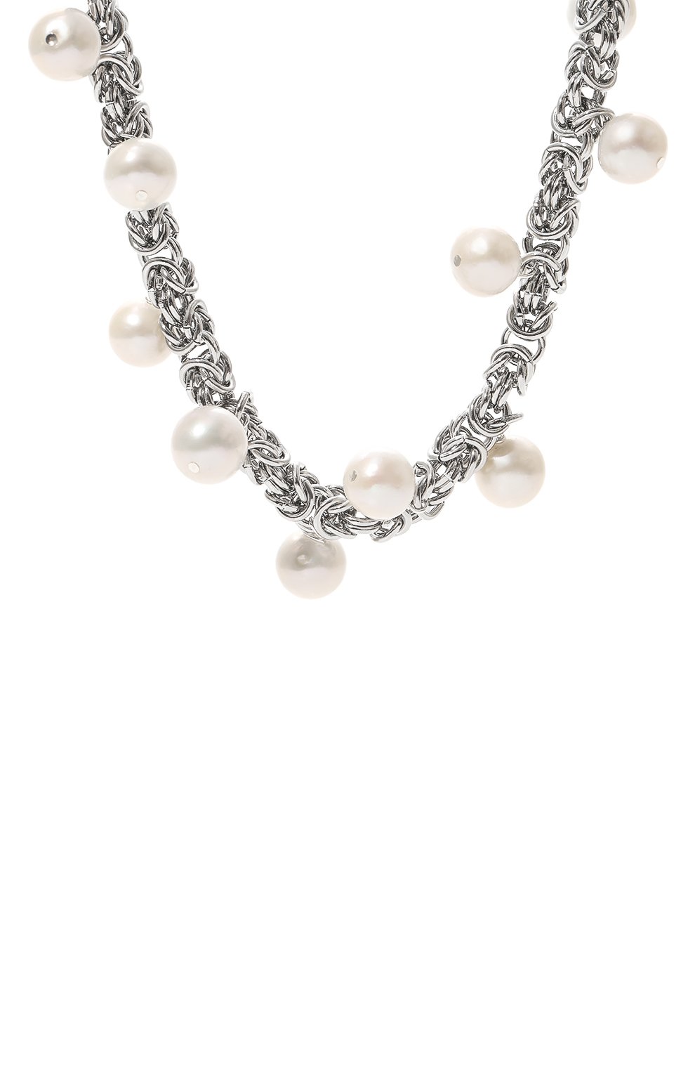 Колье VIEN серебряного цвета по цене 45900 руб., арт. 2424-190, фото 3 Колье VIEN, арт. 2424-190, фото 3