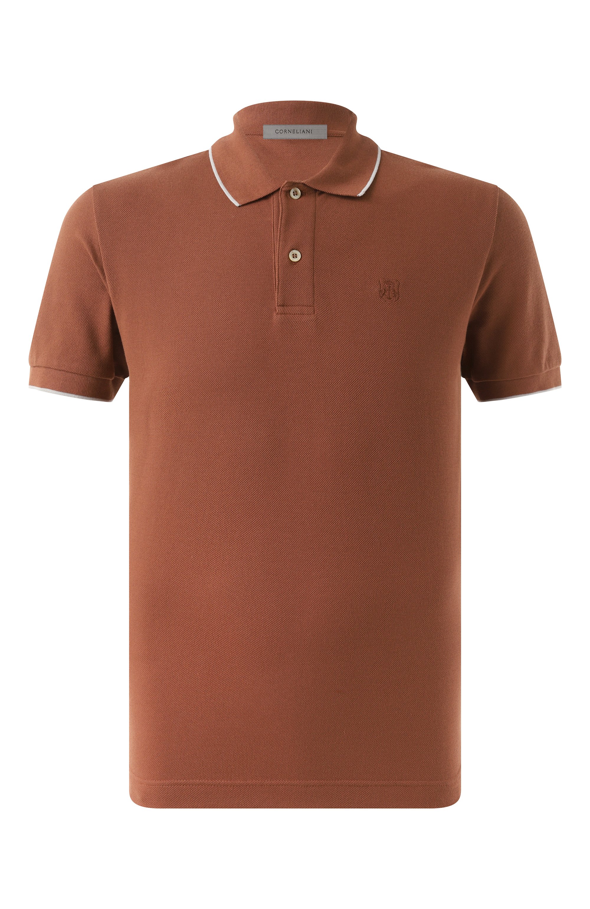 Хлопковое поло CORNELIANI, арт. 25G573-2525043, фото 1