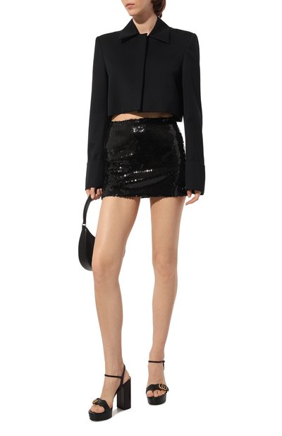 Кожаные босоножки marmont GUCCI, арт. 573021 A3N00, фото 2