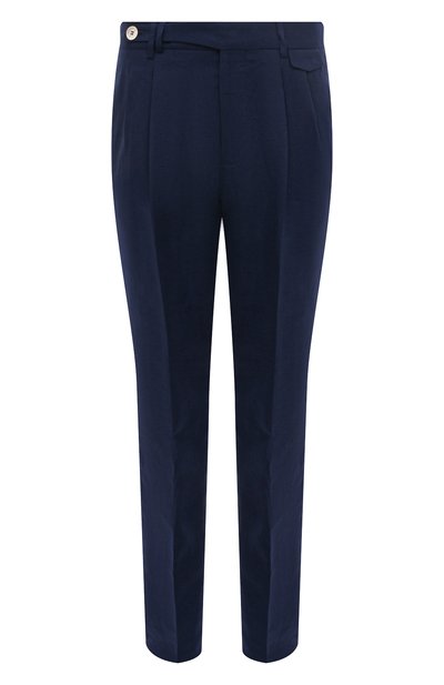 Брюки изо льна и шерсти BRUNELLO CUCINELLI, арт. MW494E1920, фото 1