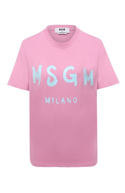 Женская хлопковая футболка MSGM, арт. 3141MDM510 217798
