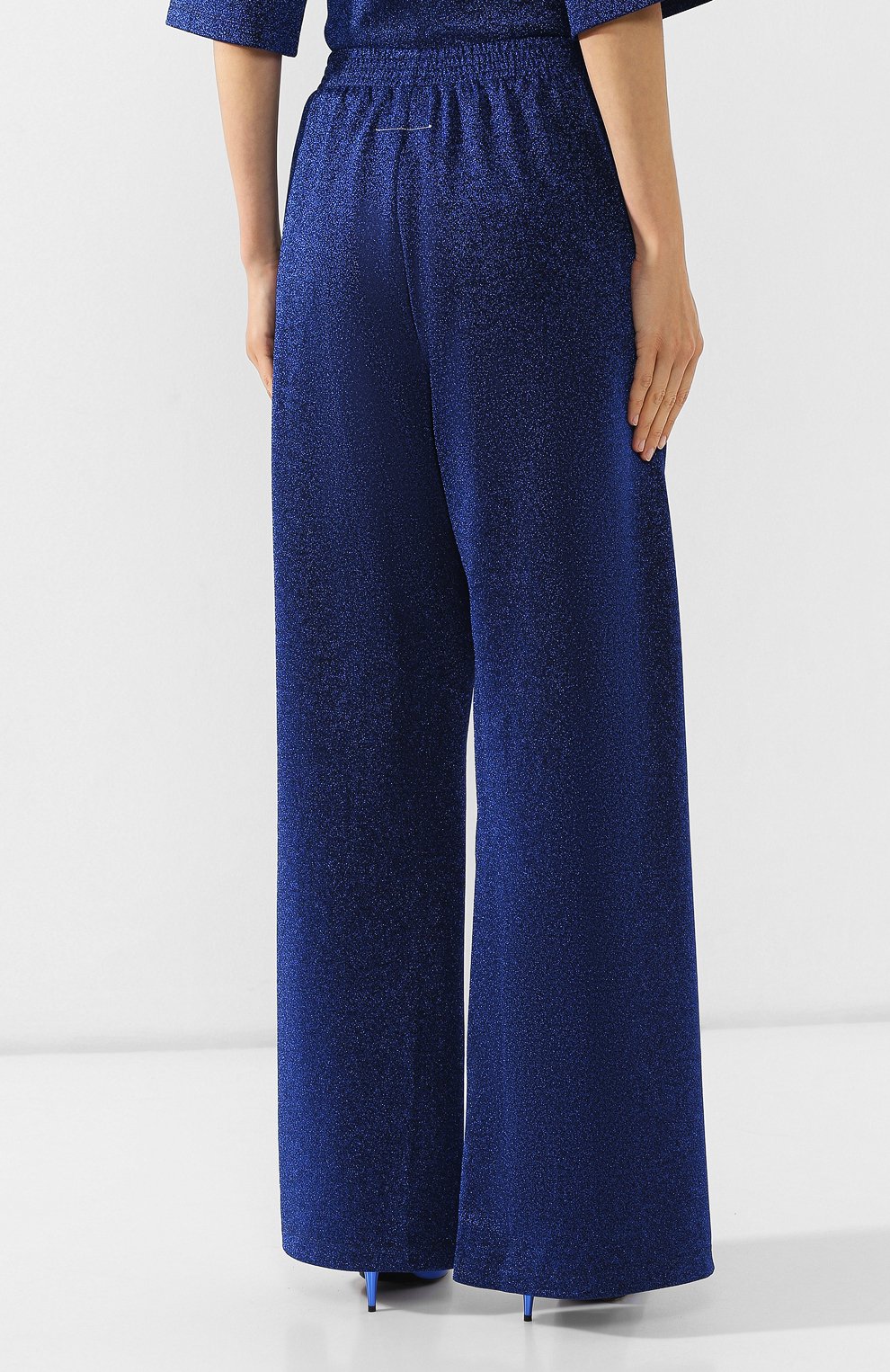 Брюки MM6 синего цвета по цене 30850 руб., арт. S52KA0199/S23478, фото 4 Брюки MM6, арт. S52KA0199/S23478, фото 4