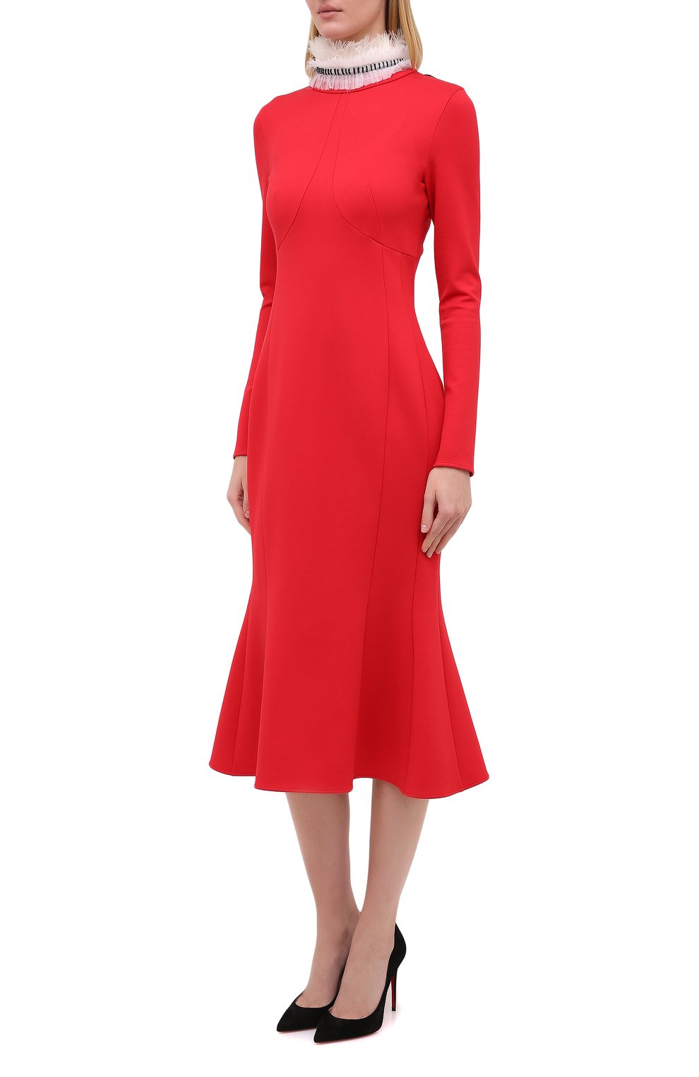 Платье TEGIN красного цвета по цене 57000 руб., арт. FD2005А, фото 3 Платье TEGIN, арт. FD2005А, фото 3