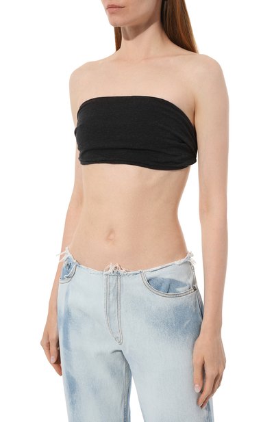 Хлопковый бра-топ BRUNELLO CUCINELLI, арт. MPT18B0130, фото 3