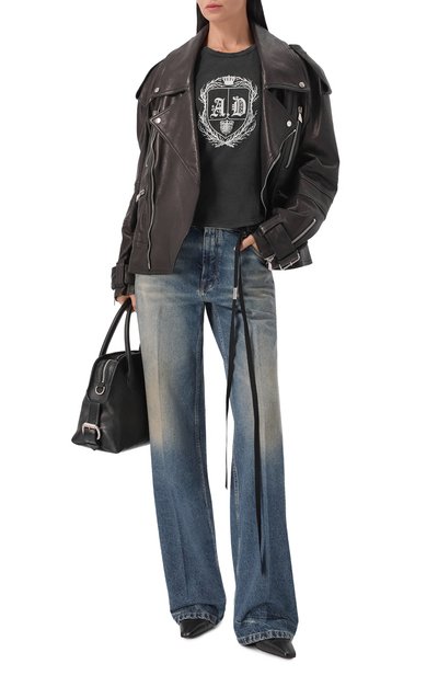 Хлопковая футболка ANN DEMEULEMEESTER, арт. B0014482/FA790, фото 2