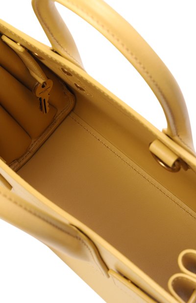 Сумка sac de jour nano SAINT LAURENT желтого цвета по цене 339000 руб., арт. 392035/02G9W, фото 5 Сумка sac de jour nano SAINT LAURENT, арт. 392035/02G9W, фото 5