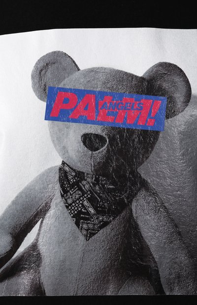 Хлопковая футболка PALM ANGELS, арт. PMAA001F194130361088/W, фото 5