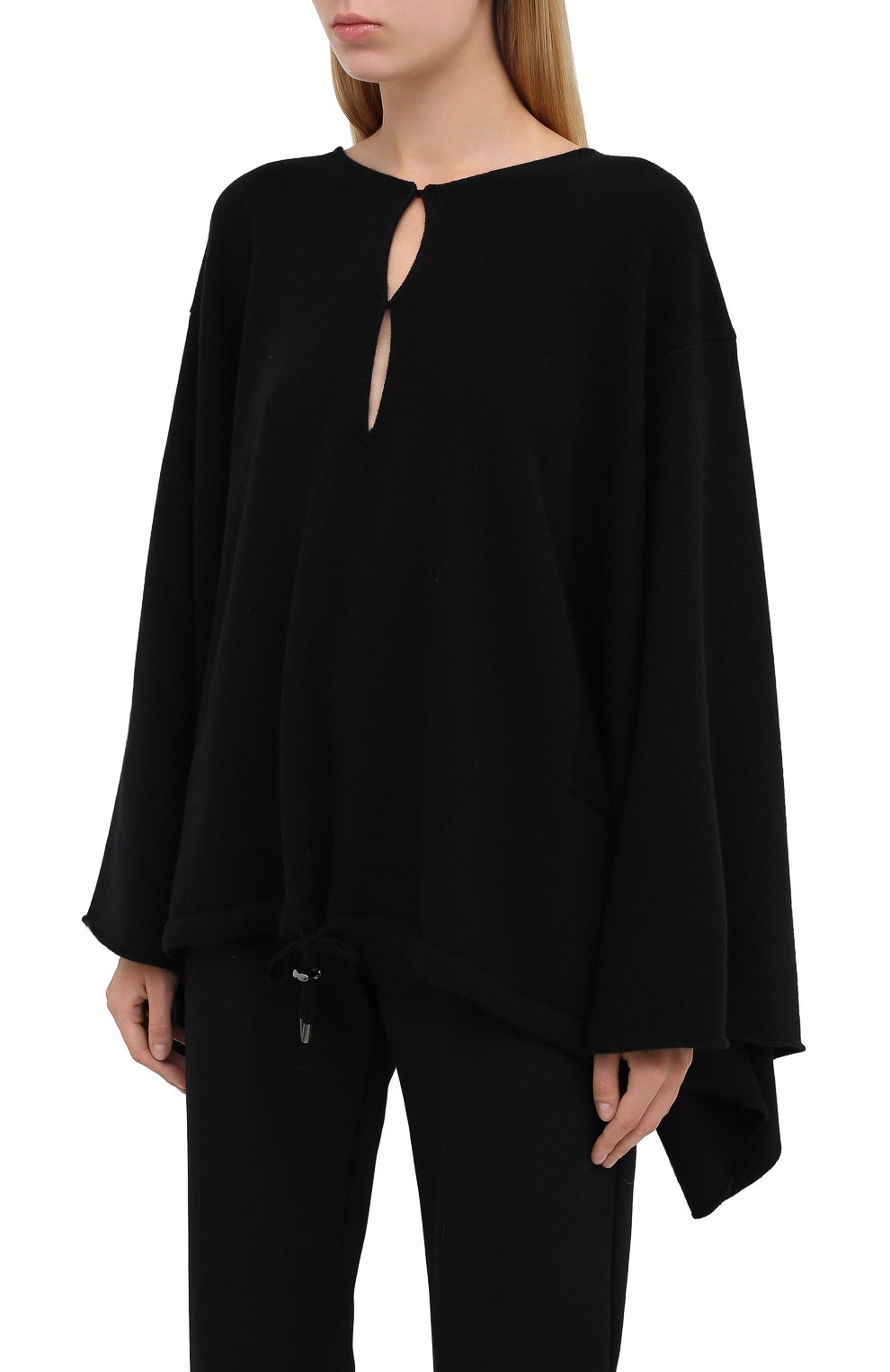 Кашемировый пуловер TOM FORD черного цвета по цене 239000 руб., арт. MAK986-YAX226, фото 4 Кашемировый пуловер TOM FORD, арт. MAK986-YAX226, фото 4
