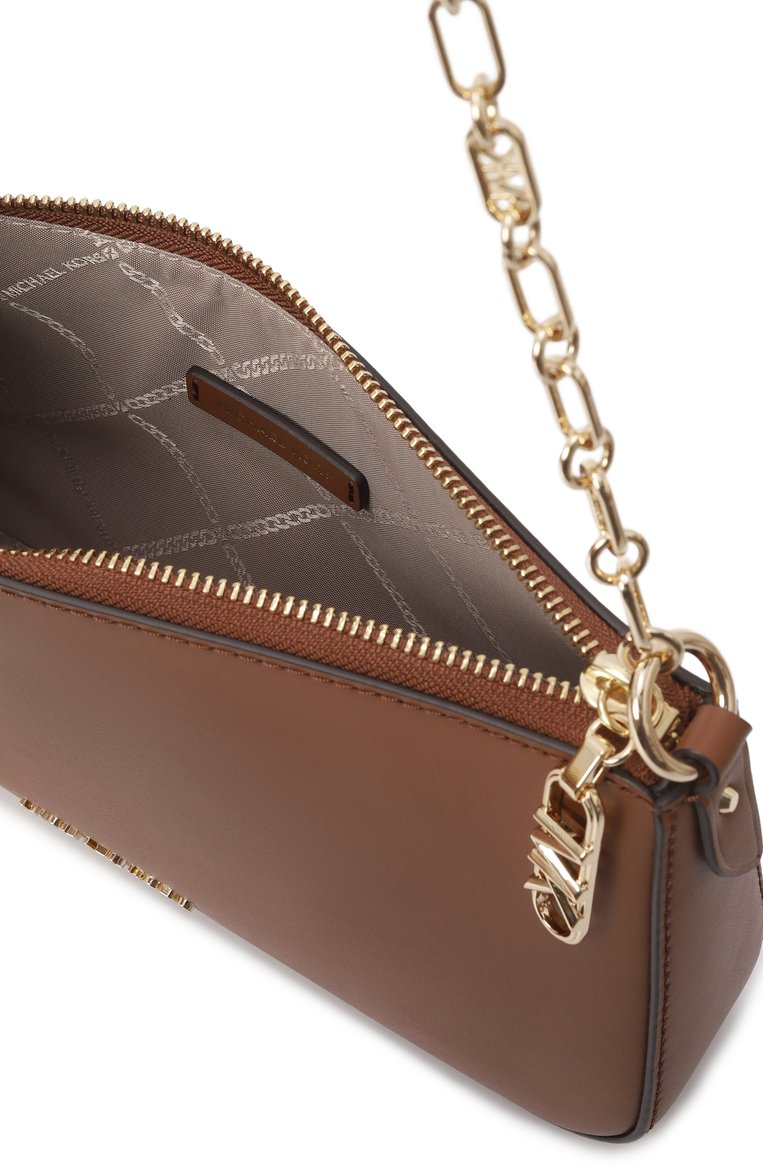 Женская сумка empire medium MICHAEL MICHAEL KORS коричневого цвета, арт. 32H3G8EW6L | Фото 5 (Материал: Натуральная кожа; Размер: medium)
