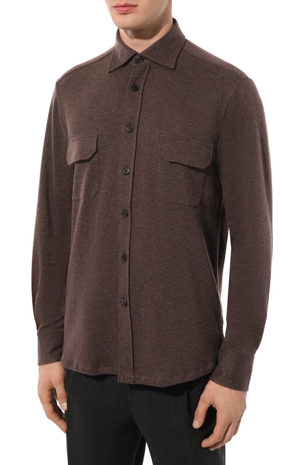 Руб�ашка из хлопка и кашемира STEFANO RICCI, арт. CJ007117/TE2602, фото 3