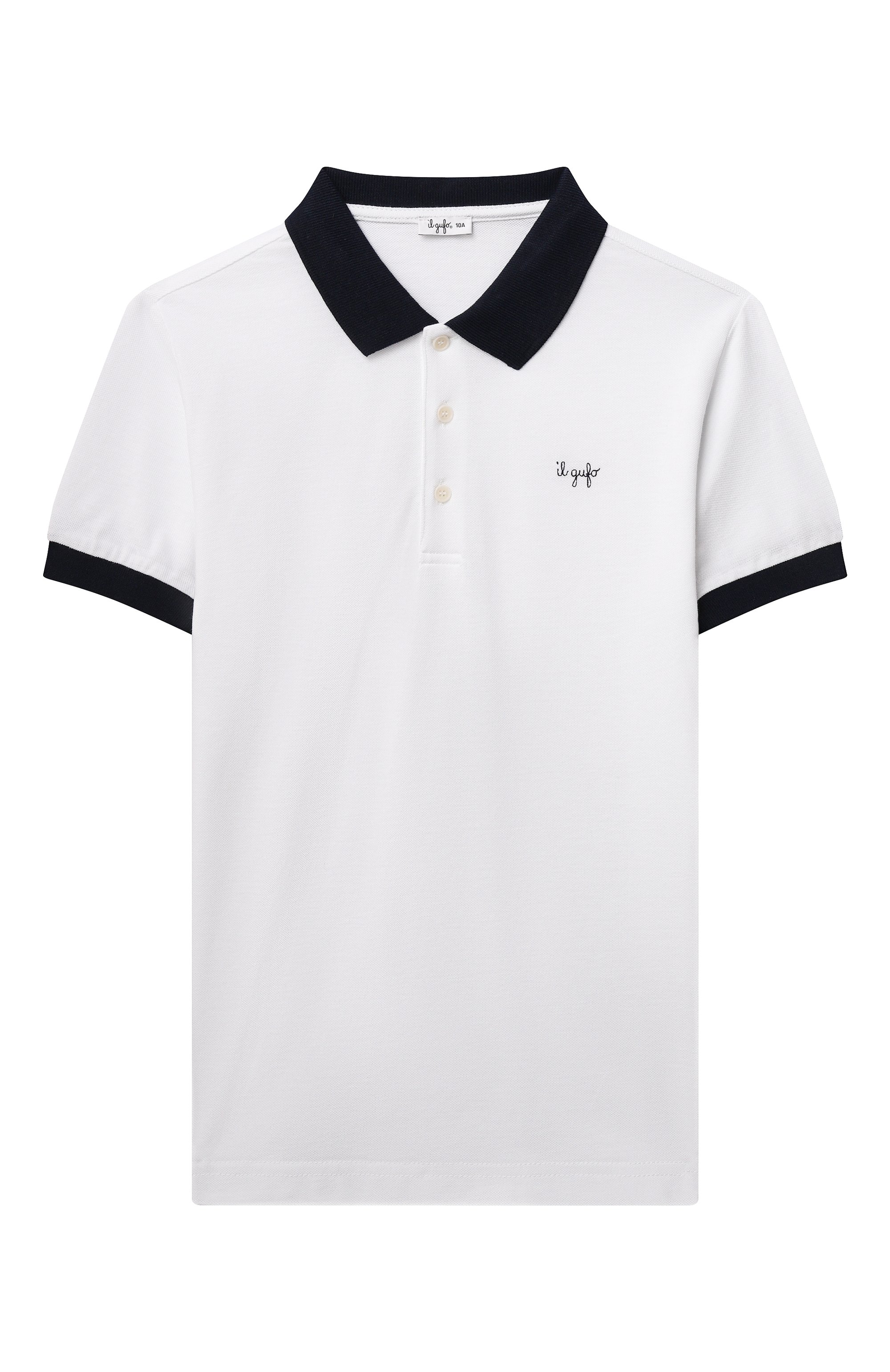 Хлопковое поло IL GUFO, арт. P25PC067M0095/10A-14A, фото 1