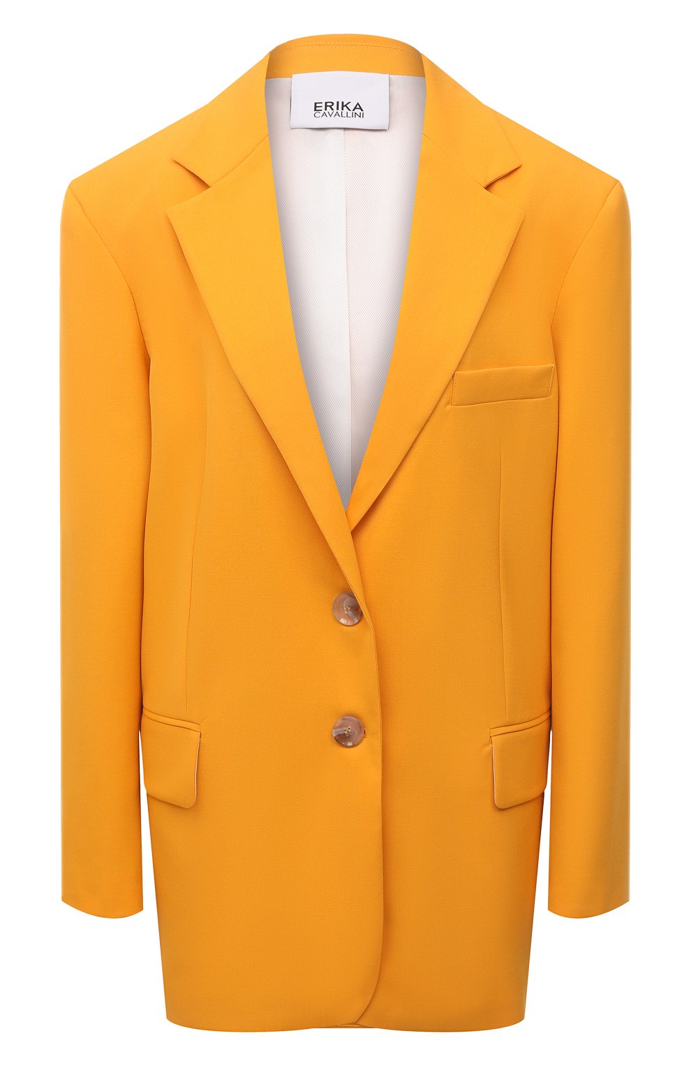 Жакет ERIKA CAVALLINI оранжевого цвета по цене 63850 руб., арт. S2/P/P2SN06, фото 1 Жакет ERIKA CAVALLINI, арт. S2/P/P2SN06, фото 1